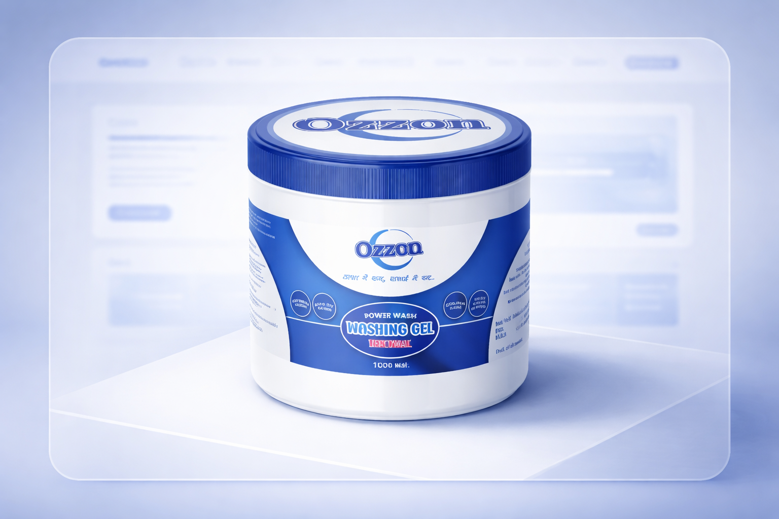 Ozzon Washing Gel bottle